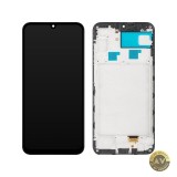 Display cu Touchscreen MP compatibil cu Samsung Galaxy A24 4G A245 cu Rama Versiune OLED Negru