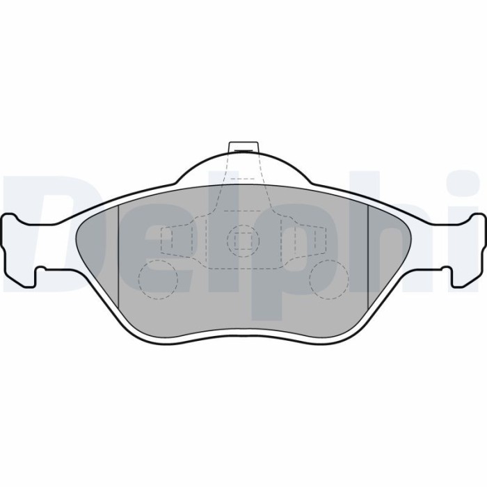 DELPHI LP1469 set placute frana,frana disc