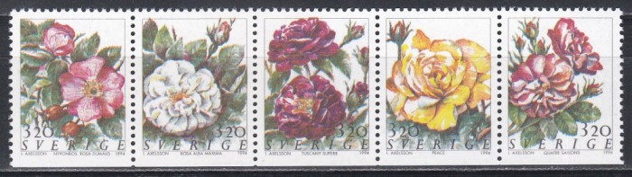 Suedia 1994 - Trandafiri, MNH