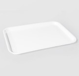 Tava autoservire mare, din plastic, Sterk, 51X37X3cm, alb