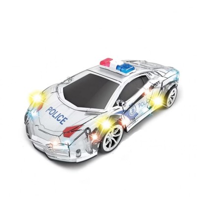 Masina de Politie cu Telecomanda - Model 1:18, Lumini si Directie 4-Way, pentru Copii 3+ Ani foto