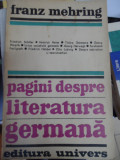 Pagini Despre Literatura Germana - Franz Mehring ,548765