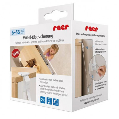 Set fixare anti-inclinare mobilier REER 73020 foto