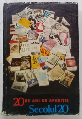 SECOLUL 20 , REVISTA DE SINTEZA EDITATA DE UNIUNEA SCRIITORILOR DIN R.S.R. , NR. 1-2-3 , 1981 foto