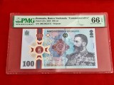 Bancnota 100lei comemorativa din 2024 Carol I PMG66EPQ