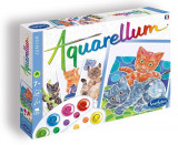 Set creativ - Aquarellum Junior - Pisici | Sentosphere
