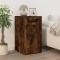Gossi dulap de birou, stejar fumuriu, 40x49x75 cm, lemn prelucrat