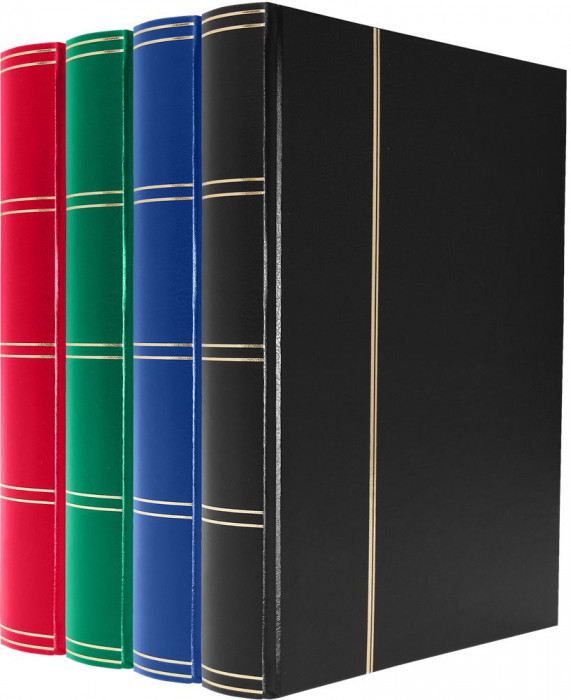 Leuchtturm clasoar pentru timbre - 30 file, 60 pagini alba