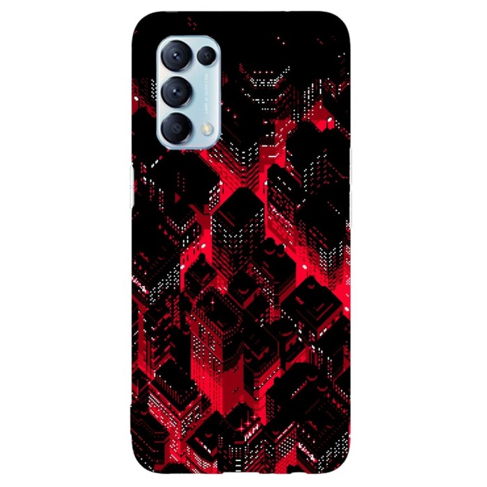 Husa compatibila cu Oppo A31 model 8 Bit Pixel City, Silicon, TPU, Viceversa