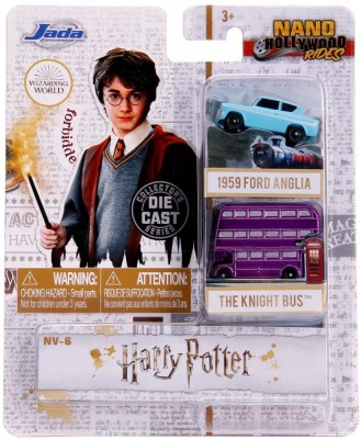 Harry Potter2 Set 2 Masinute The Knight Bus Si Ford Anglia 1959 foto