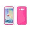 Husa Silicon S-Line Roz Samsung Galaxy A3 (A300) - Protectie Telefon Premium