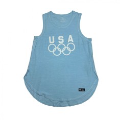 Tricou pentru copii Old Navy Active (fără m&amp;acirc;neci, albastru deschis, culoare XL foto