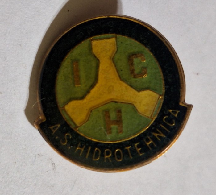 A.S. Hidrotehnica Romania, insigna sport - superba, anii 1970
