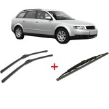 Cumpara ieftin Set 3 stergatoare AUDI A4 B6 Avant (8E5) 2001 - 2004, pentru parbriz si luneta, Bosch Twin