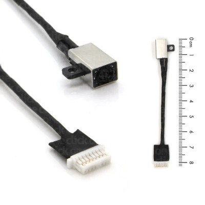 Mufa alimentare Laptop 2-in-1, Dell, Inspiron 15 7500, 7506, 0VGYC4, VGYC4, 450.0K305.001, Hellcat15, 8cm foto
