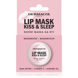 Dermacol Kiss &amp; Sleep Masca de noapte de buze parfum White Chocolate 12 g