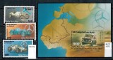 Mali 1983 - Raliul Paris-Dakar, serie+colita neuzata