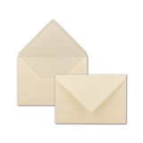 Set 24 plicuri NUSER PAPER, crem, format DIN C5 16.2 x 22.9 cm - RESIGILAT