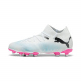 Ghete Fotbal puma Future 7 Match FG/AG Alb Copii