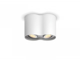 Spot LED Dublu Philips Hue Pillar, Bluetooth, 2xGU10, 2x5W, 700 lm, lumina alba