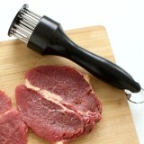 Cumpara ieftin Aparat fragezit carne Meat Tenderizer manual cu 21 varfuri otel inoxidabil, plastic, negru