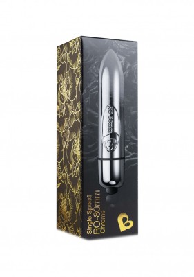 Mini Vibrator Rocks Off &amp;raquo;Single Speed&amp;laquo; 8 cm - Argintiu foto