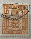 Timbre Danemarca Interbelica TMB1DK 10 ore