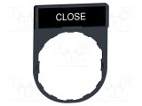 Tăbliță descriptivă Harmony XB4 SCHNEIDER ELECTRIC