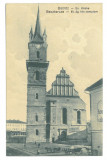 4635 - BISTRITA, Evangelical Church, Romania - old postcard - used - 1917, Circulata, Printata