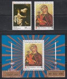 Ordinul de Malta 1989 - Picturi, 2 Serii + Colita, RARE, MNH