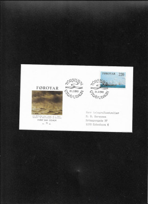 Insulele Feroe FDC 1983 N64 foto