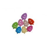 Nasturi capsuni pentru activitati crafts,multicolor,1 cm,30 bucati set