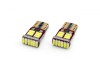 Set becuri auto cu LED CANBUS compatibil T10e W5W 18 SMD Alb 12V, destinat