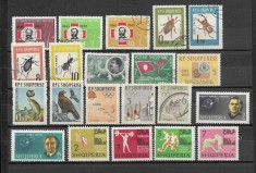 Lot timbre Albania foto