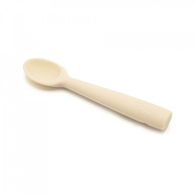 Lingurita din silicon babyjem (culoare: ecru) foto