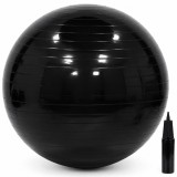 Minge fitness antiderapanta 85 cm cu pompa inclusa, max. 150 kg, neagra