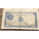 (BNK A) Romania bancnota 5000 lei 21 august 1945