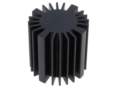 Radiator LED Negru 50x50mm foto