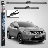 Cumpara ieftin Ștergătoare Parbriz Nissan Qashqai II J11 2013-2021 | Set Față 650mm + 400mm Aerotwin Retrofit AR653S | Bosch