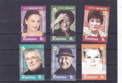 ROMANIA 2017 - STELE ALE SCENEI SI ECRANULUI ACTORI - LP 2175 foto