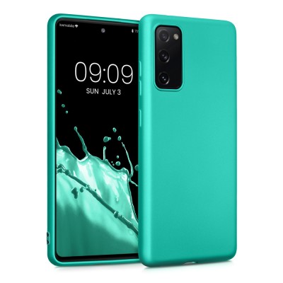 Husa Kwmobile pentru Samsung Galaxy S20 FE, Silicon, Verde, 53930.128 foto