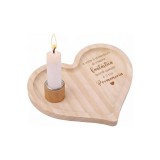Cadouri pentru femei cadouri de aniversare pentru iubiți tavă &icirc;n formă de inimă cu lum&acirc;nări și suporturi pentru lum&acirc;nări decor original pentru casă