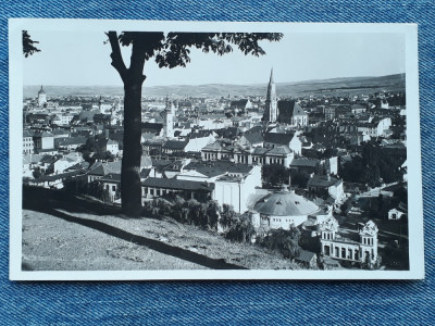 191- Cluj-Napoca -Vedere generala cetatuie/Kolozsvar/Carte postala circulata WW2 foto