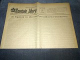 ZIARUL ROMANIA LIBERA 26 APRILIE 1953 DISCURSUL PRESEDINTELUI EISENHOWER