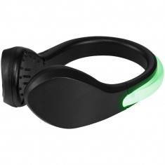 Lumina led pentru pantofii de sport, Everestus, UN03, abs plastic, negru, verde, saculet sport inclus foto