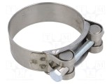 Colier cu şurub MPC INDUSTRIES W: 22mm Crimpare: 56&divide;59mm oţel cromat AISI 430