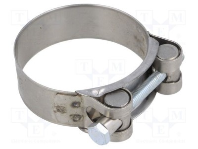 Colier cu şurub MPC INDUSTRIES W: 22mm Crimpare: 56&amp;divide;59mm oţel cromat AISI 430 foto