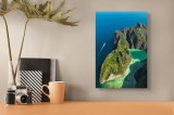Tablou Canvas pe tema paradisului marin, peisaje tropicale de odihnă, 26 x 39 cm, CMCLASS