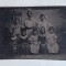 Tintype (ferotip) grup 8 copii &ndash; c. 1900 Belle &Eacute;poque &ndash; 8,1&times;12,6 cm &ndash; studio