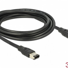 Cablu FireWire 6 pini la 6 pini 3m, Delock 82575